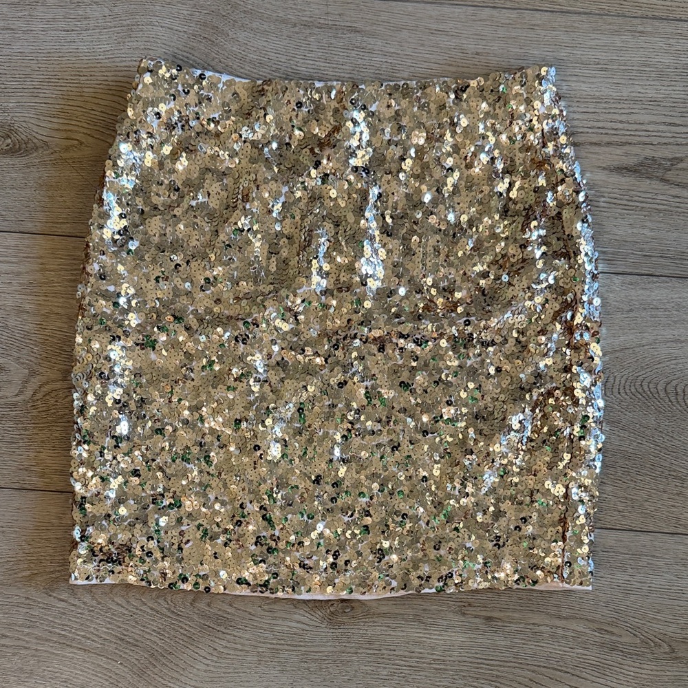 Sparkling Sequin Mini Skirt